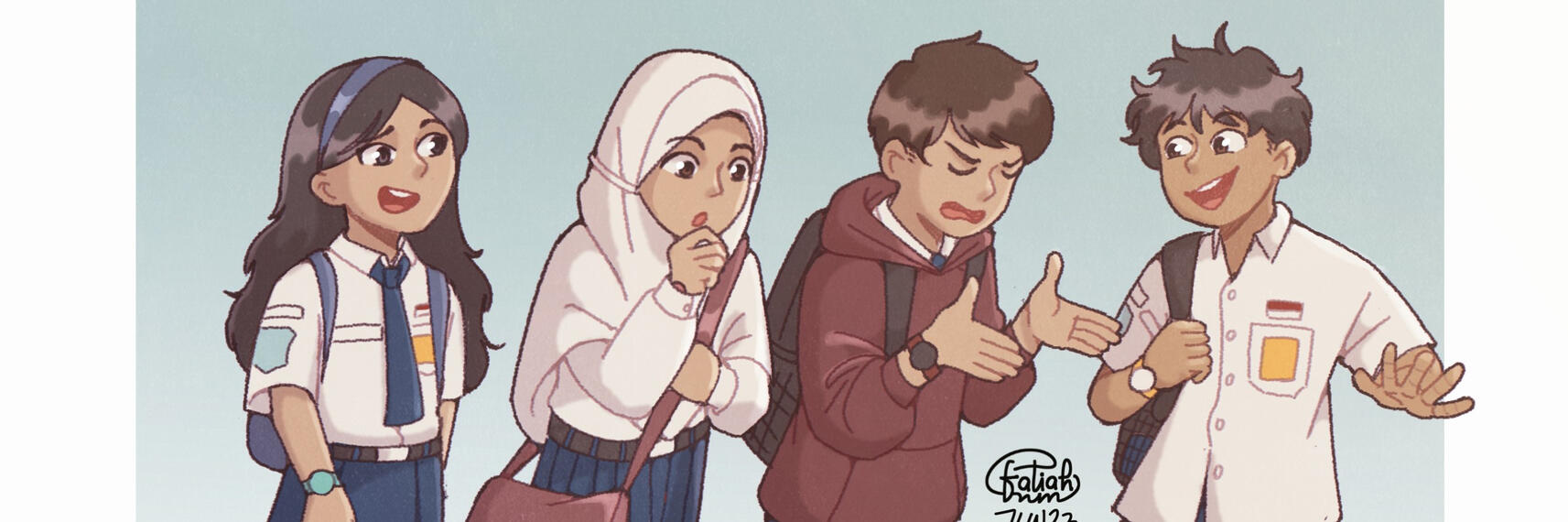 Fauzi dan Kawan-Kawan (sci-fi children detective stories)